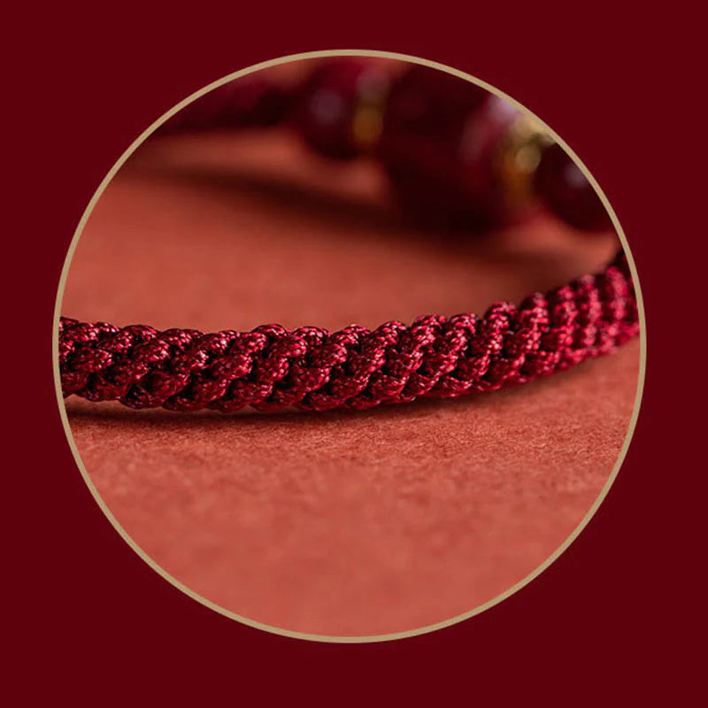 Pulseira Vermelha da Proteção em Cinábrio