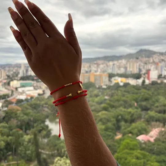Oferta: Compre 1 Pulseira da Conexão e 7 nós e ganhe 1 Pulseira Vermelha da Prosperidade
