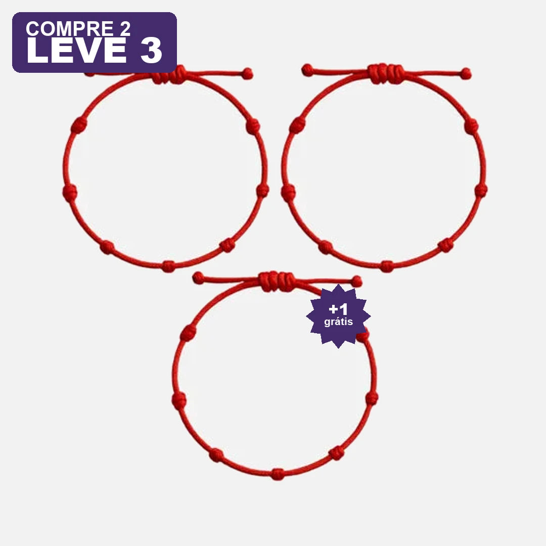 Pulseira Premium dos 7 Nós para Bebês — oferta leve 3 pague 2
