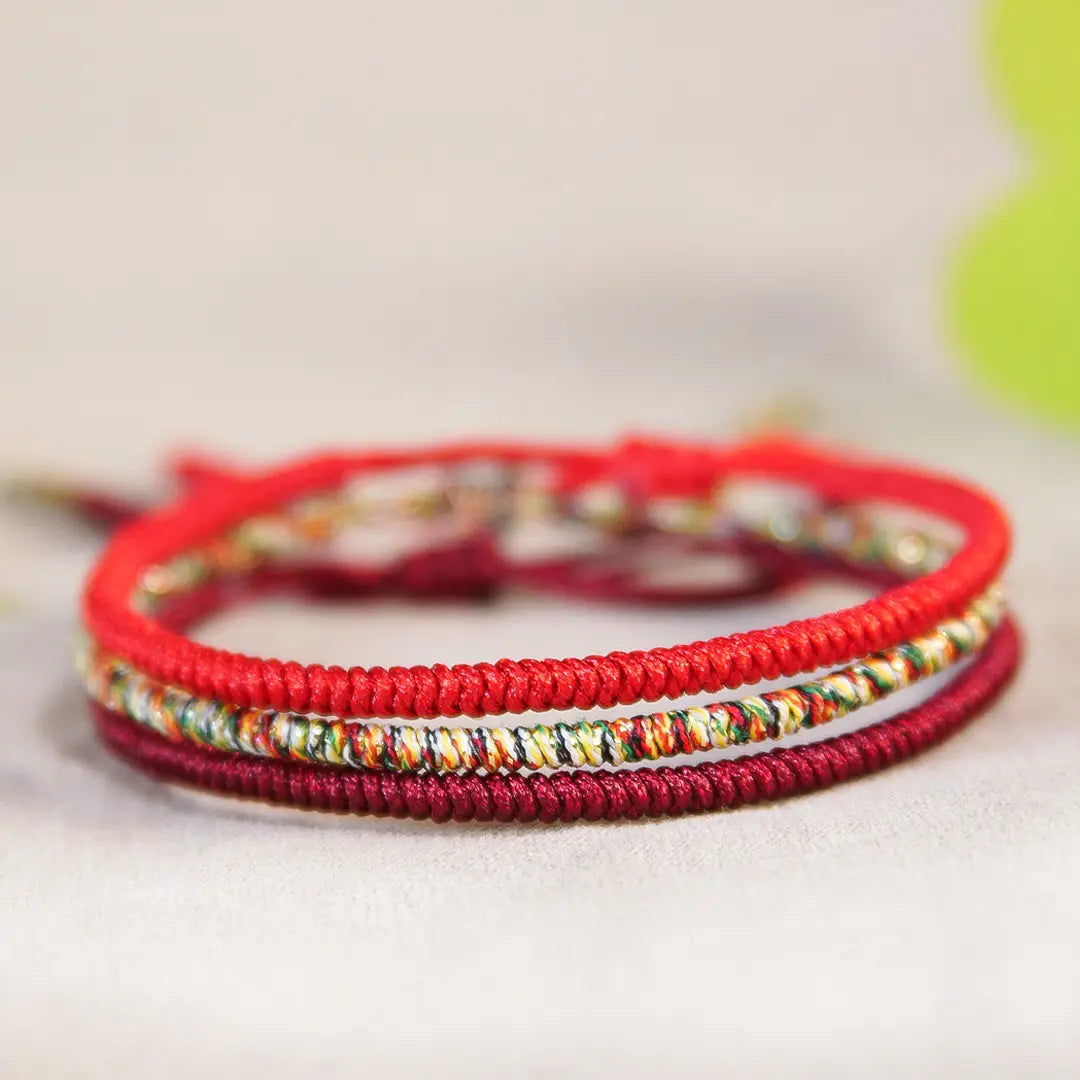 Pulseiras Budistas da Prosperidade