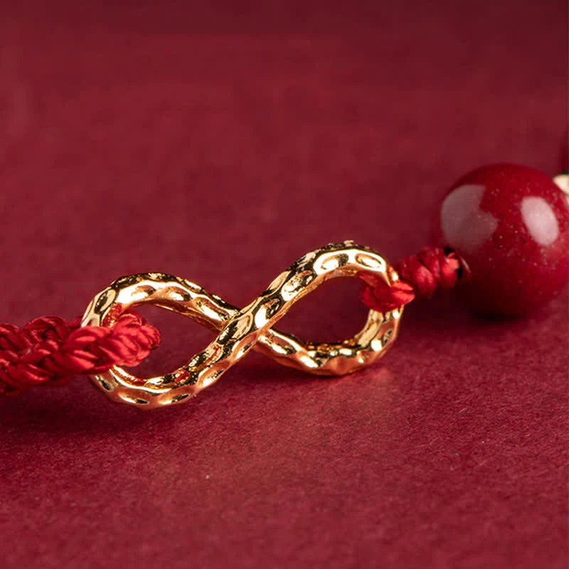 Pulseira Vitalidade Infinita em Cinábrio