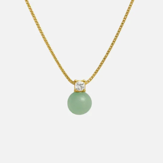Colar da Prosperidade em Jade