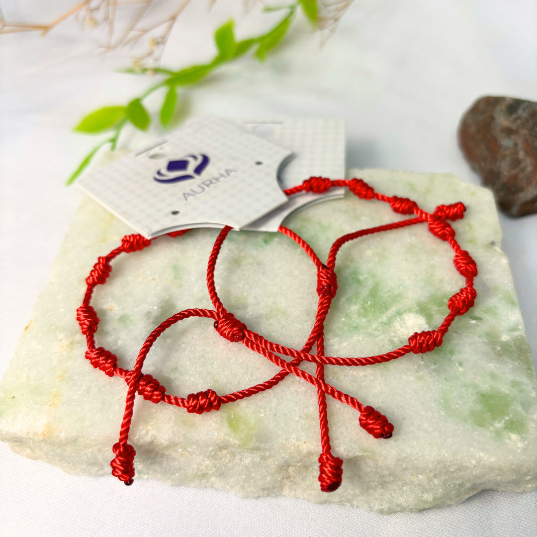 Grátis - Kit 2 Pulseiras dos 7 Nós