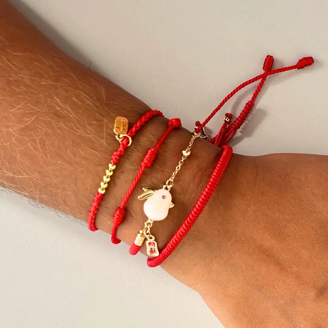 Pulseira Coelho da Sorte em Jade