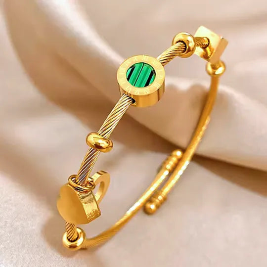 Pulseira Dourada Romano da Esperança