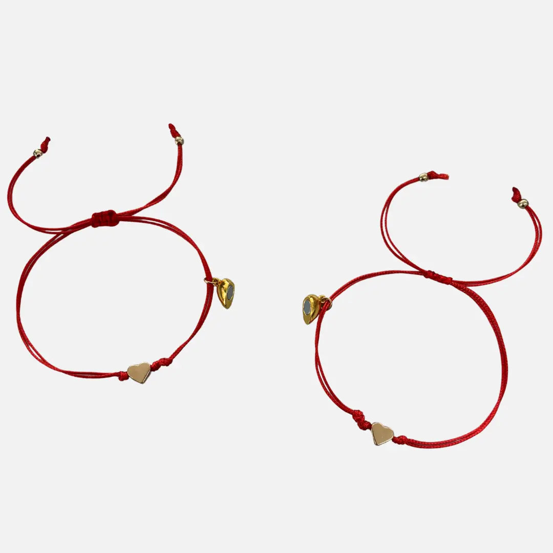 Pulseira Vermelha Dupla do Amor