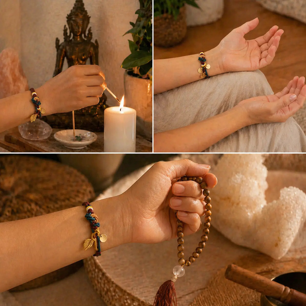 Pulseira Tibetana Mandala da Sorte