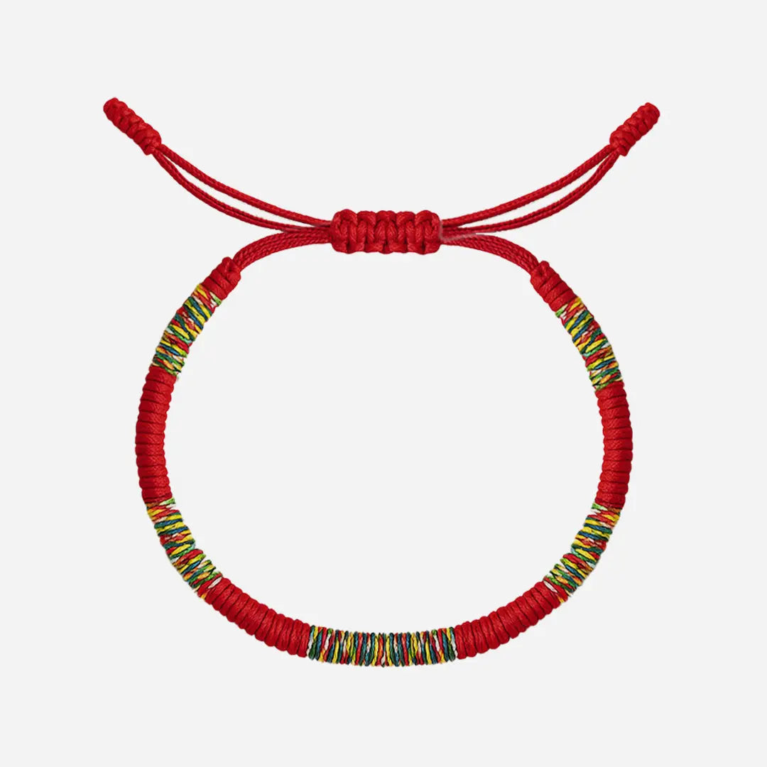 Pulseira Tibetana da Sorte Multicolor