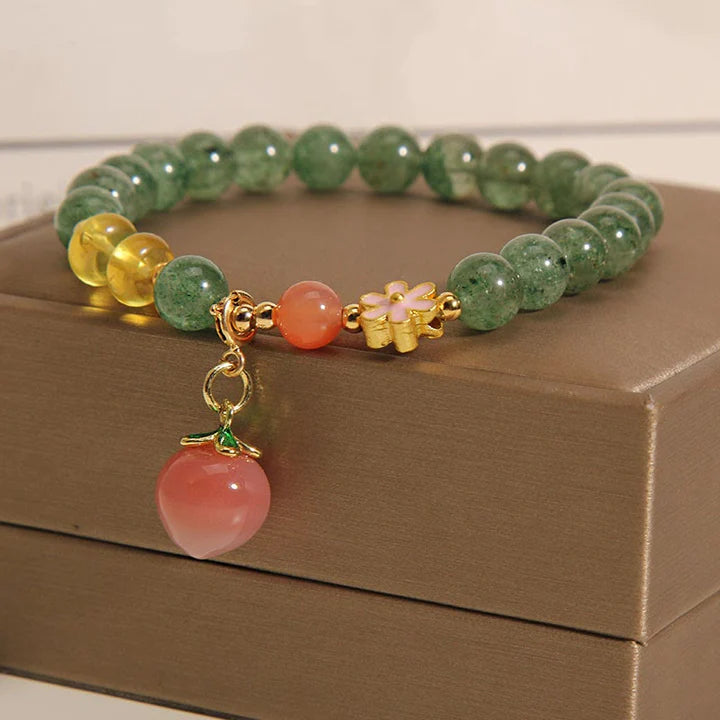 Pulseira da Gratidão em Quartzo Verde
