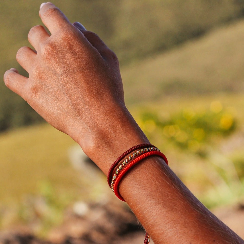 Pulseiras Budistas da Prosperidade