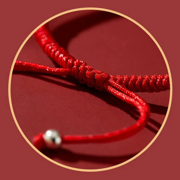 Pulseira Trançada Fivela da Paz em Contas de Lótus