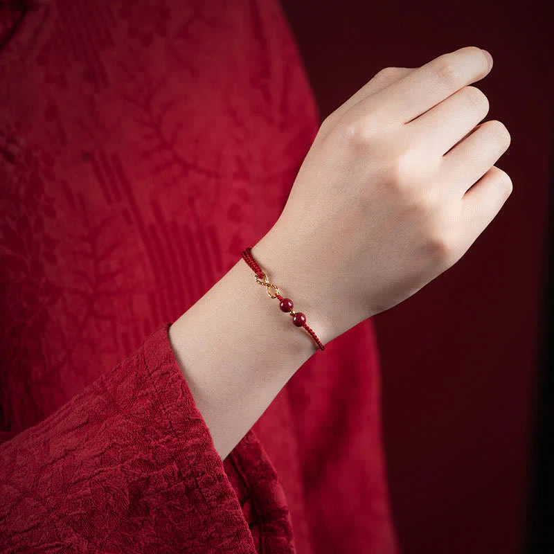 Pulseira Vitalidade Infinita em Cinábrio