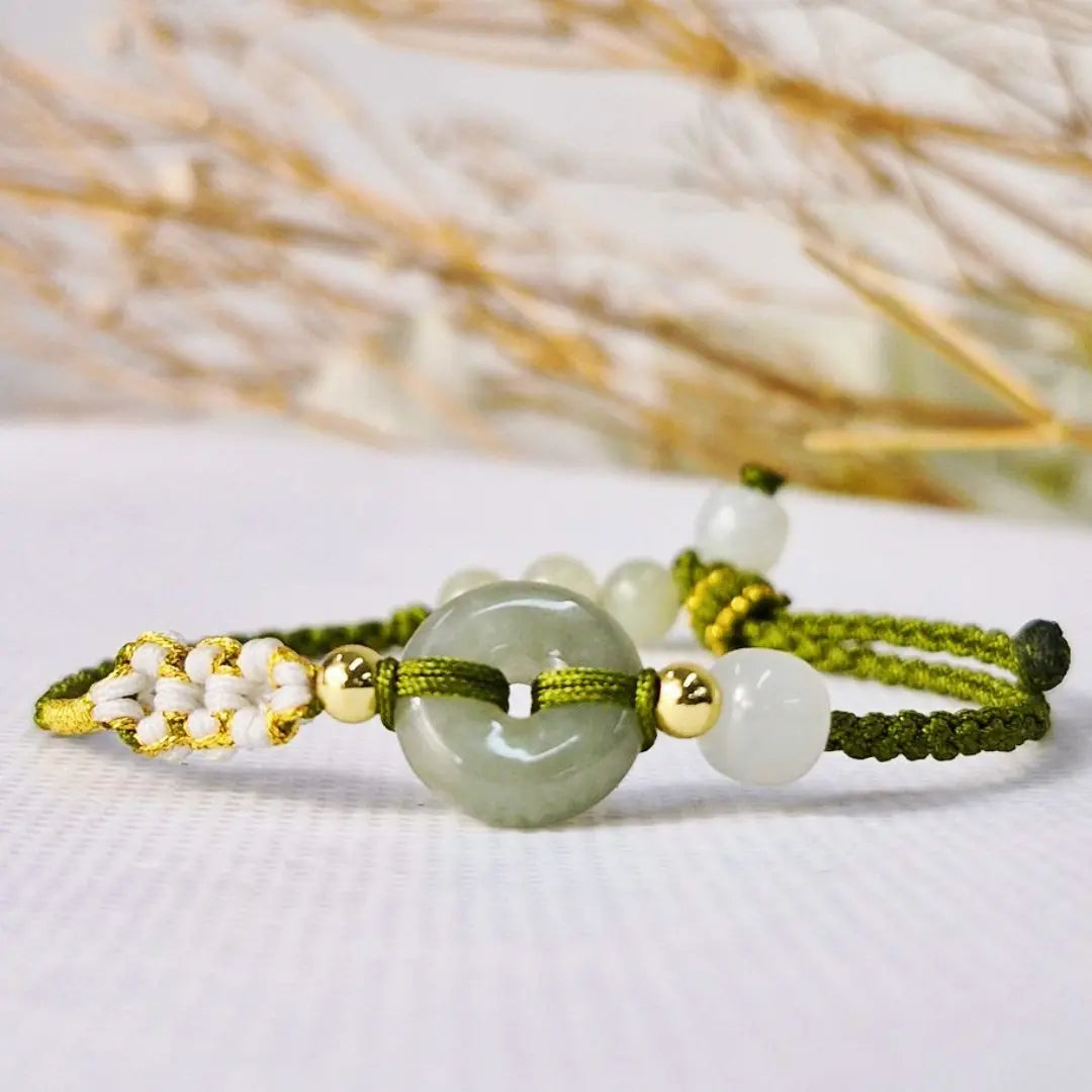 Pulseira Verde da Tranquilidade em Jade