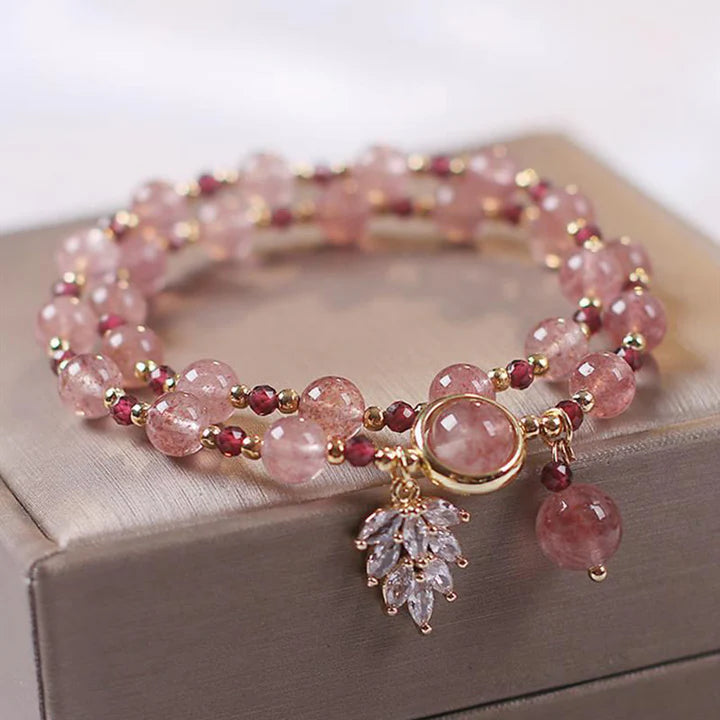 Pulseira Amor Duplo em Quartzo
