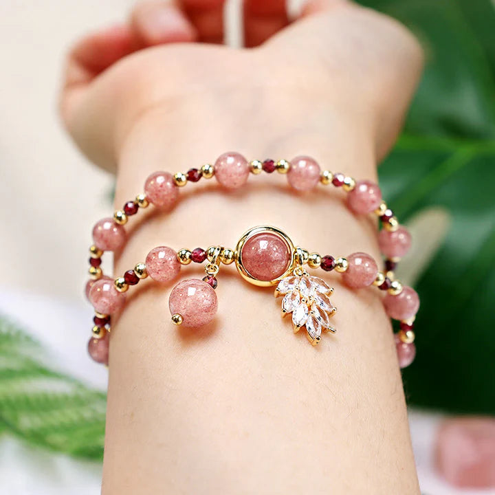 Pulseira Amor Duplo em Quartzo