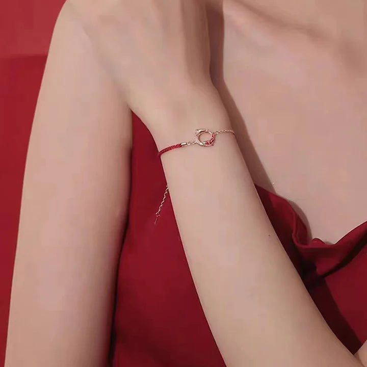 Pulseira Dragão & Koi da Sorte em Cobre