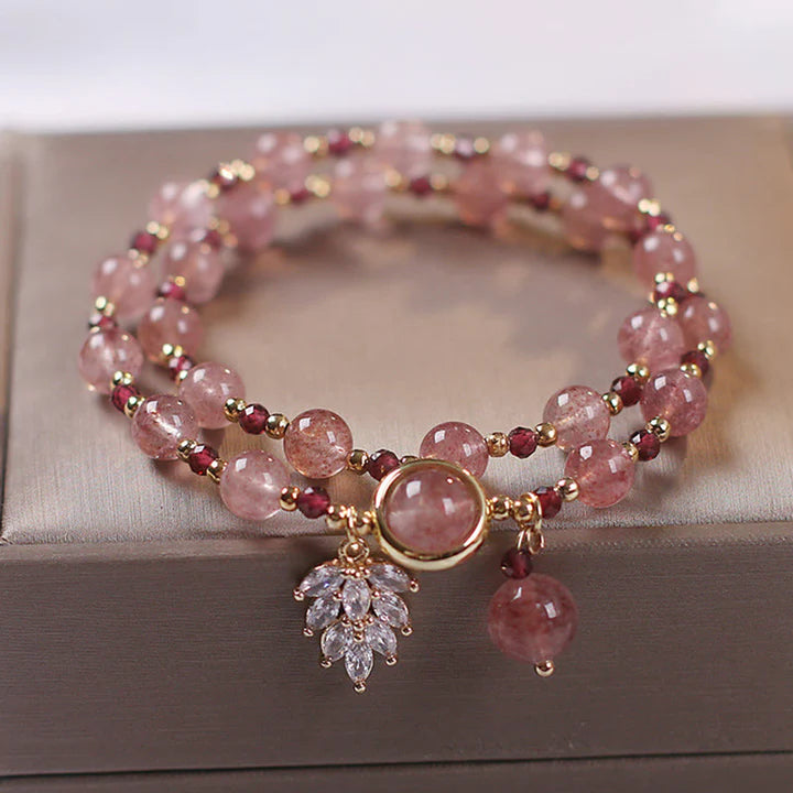 Pulseira Amor Duplo em Quartzo