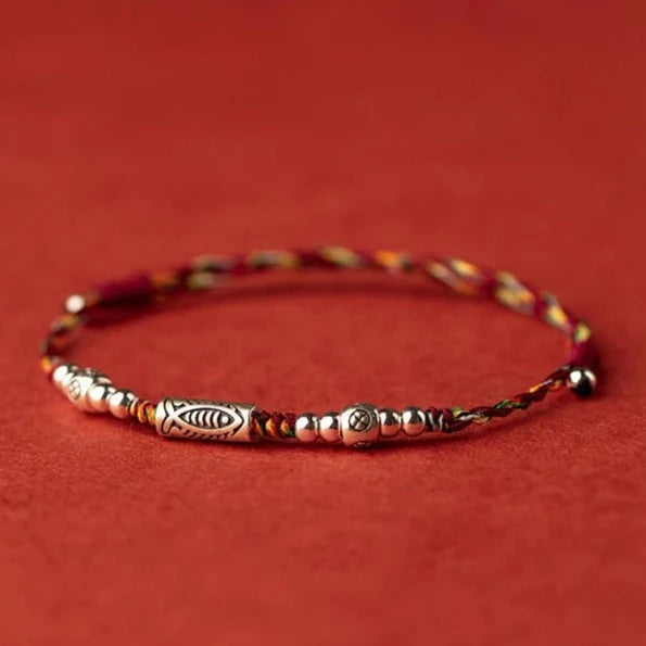 Pulseira Trançada Koi da Prosperidade