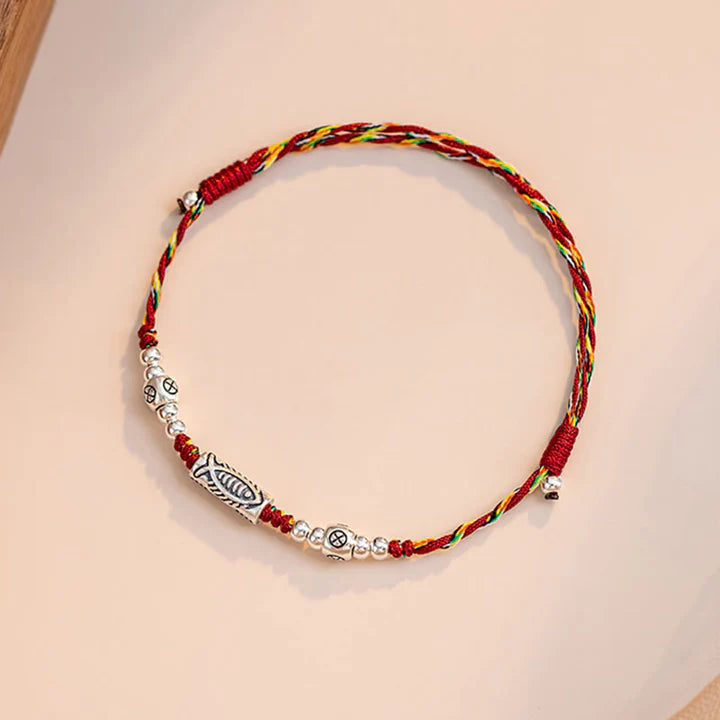 Pulseira Trançada Koi da Prosperidade