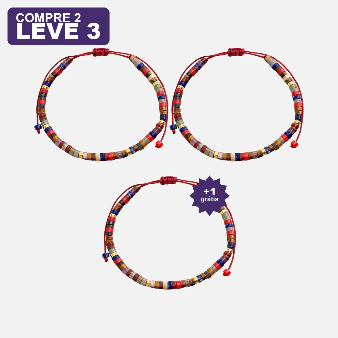 Pulseira do Alinhamento dos 7 Chakras — oferta leve 3 pague 2