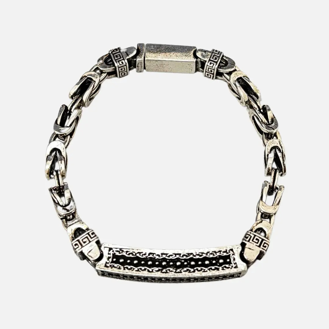 Pulseira Bençãos Budistas em Aço Inoxidável