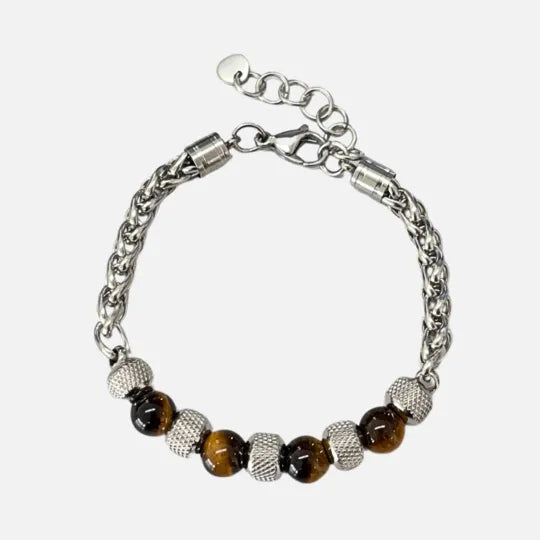 Pulseira da Coragem em Olho de Tigre