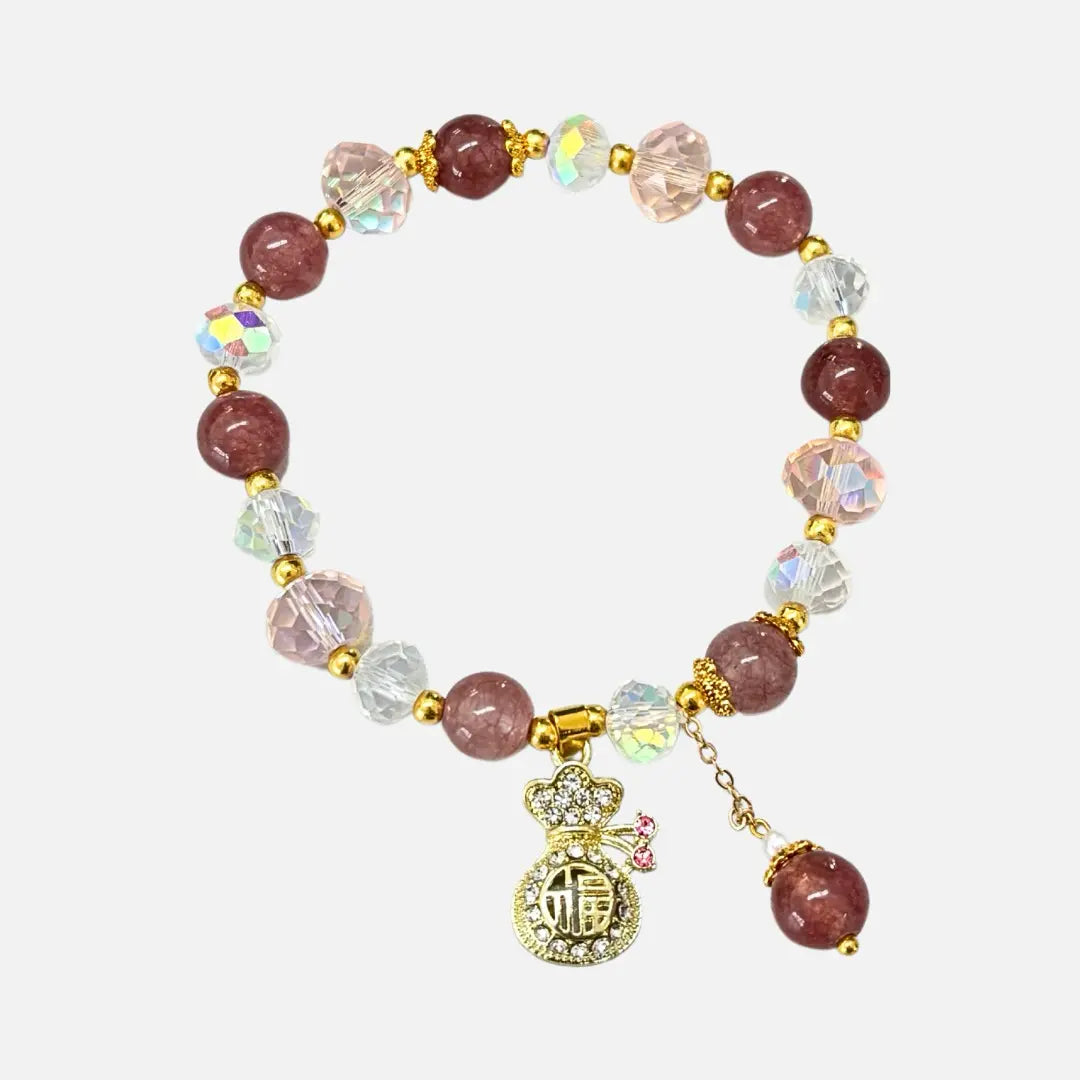 Pulseira da Fortuna em Quartzo
