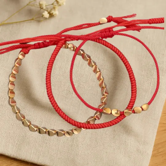 Pulseiras Budistas Da Tripla Proteção