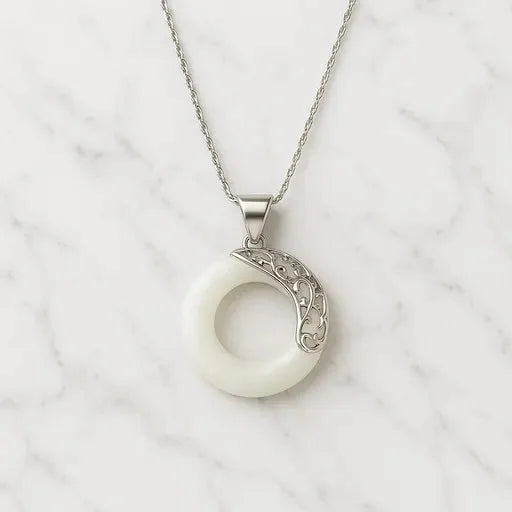Colar Koi da Sorte em Jade — foto principal