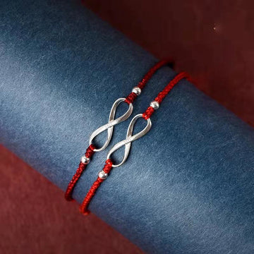 Pulseira Vermelha da Proteção de Nó Infinito