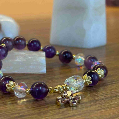 Pulseira da Conexão Espiritual em Ametista Natural
