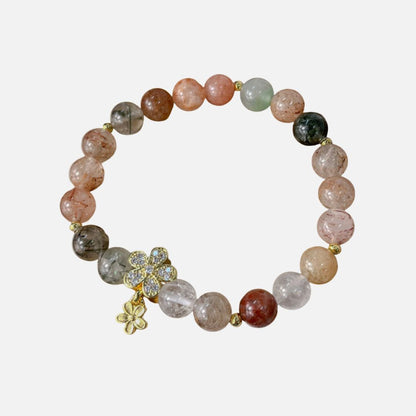 Pulseira da Riqueza em Quartzo Rutilado e Citrino