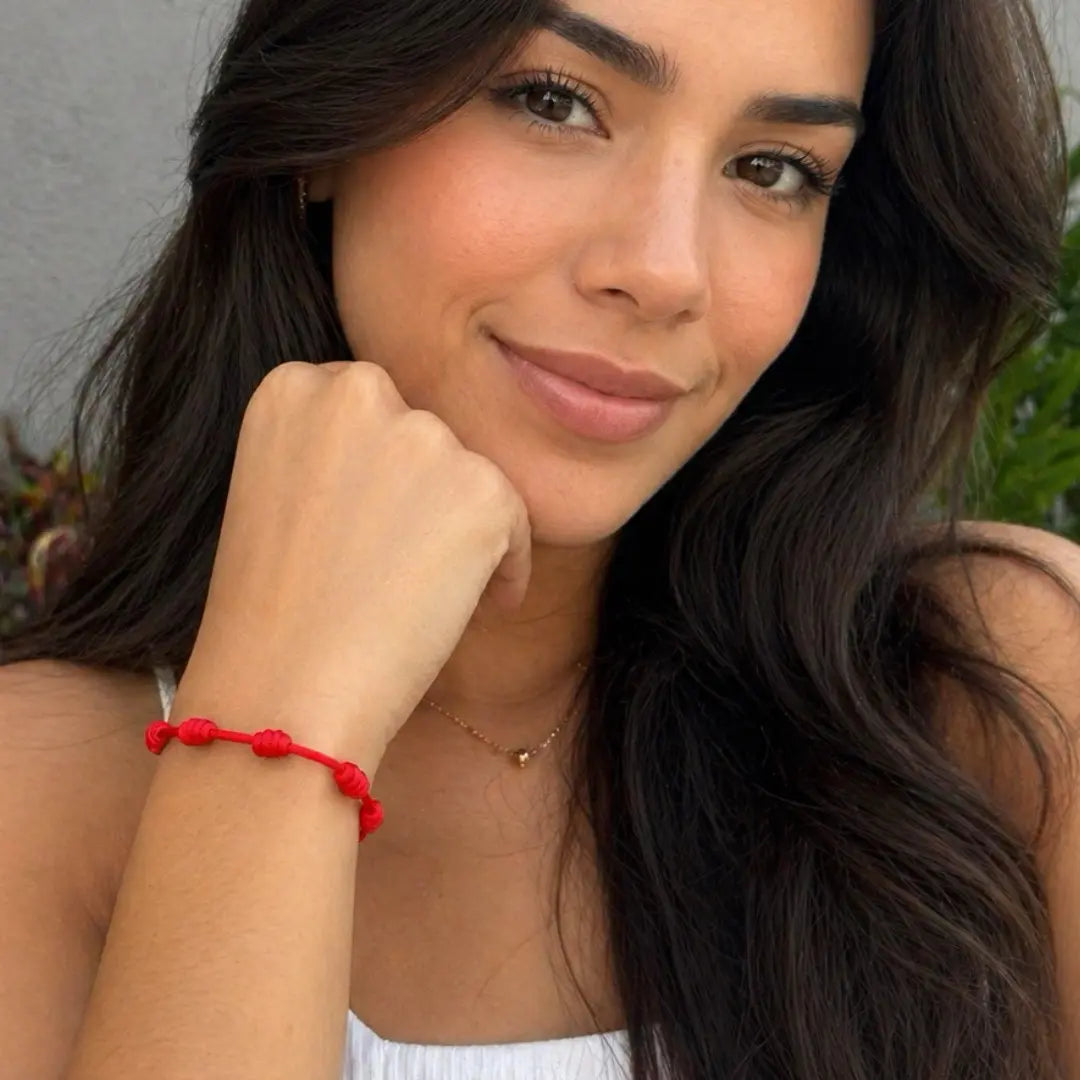 Pulseira Premium dos 7 Nós em Aço Inoxidável