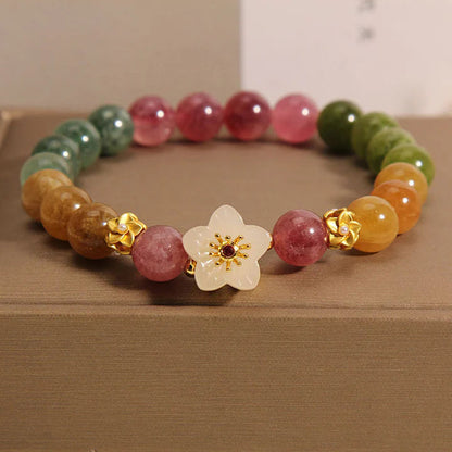 Pulseira da Sabedoria em Turmalina Colorida