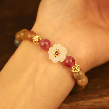 Pulseira da Sabedoria em Turmalina Colorida