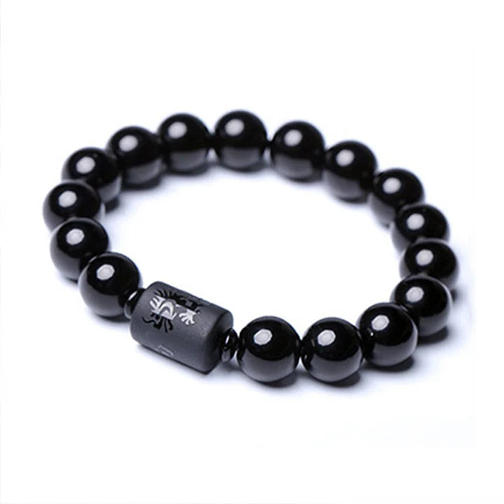 Pulseira Obsidiana Negra Limpeza da Alma