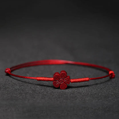 Pulseira das Bênçãos em Flor de Ameixa
