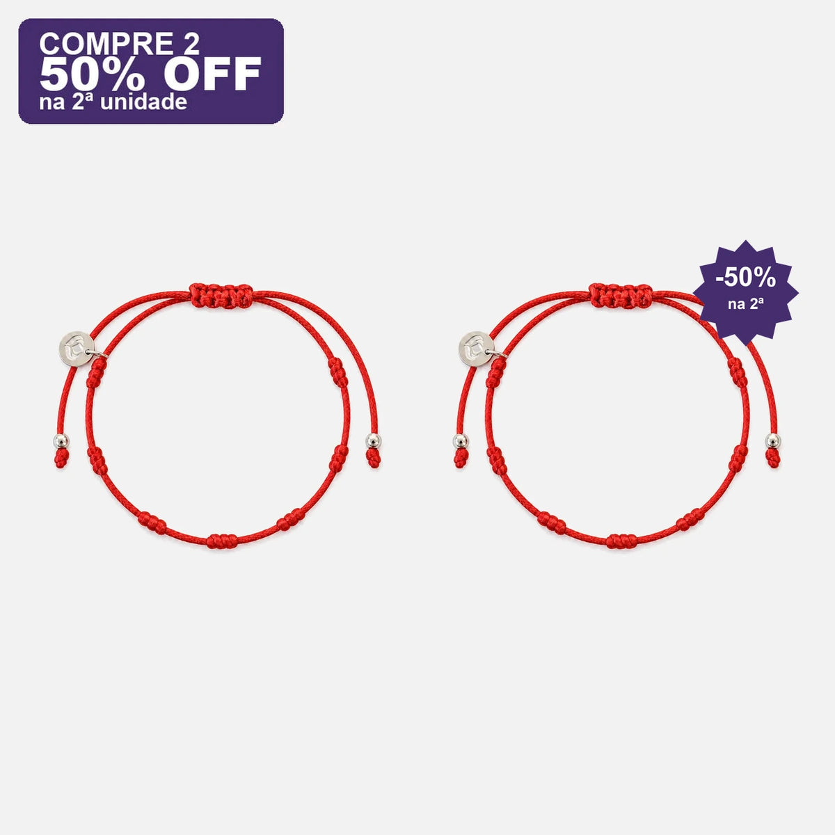 Pulseira Premium dos 7 Nós para Adultos — compre 2 com 50% OFF na 2ª