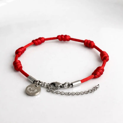 Pulseira Premium dos 7 Nós em Aço Inoxidável — foto principal