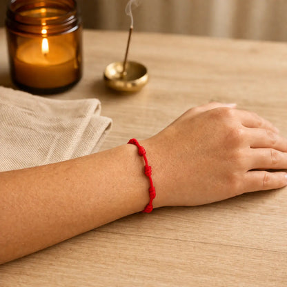 Pulseira Premium dos 7 Nós em Aço Inoxidável — estilo de vida