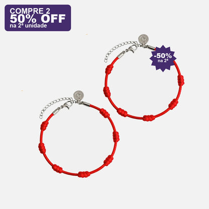 Pulseira Premium dos 7 Nós em Aço Inoxidável — oferta compre 2 · 50% OFF na 2ª