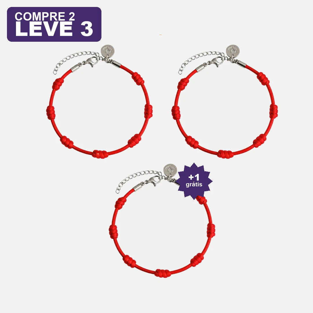 Pulseira Premium dos 7 Nós em Aço Inoxidável — oferta leve 3 pague 2