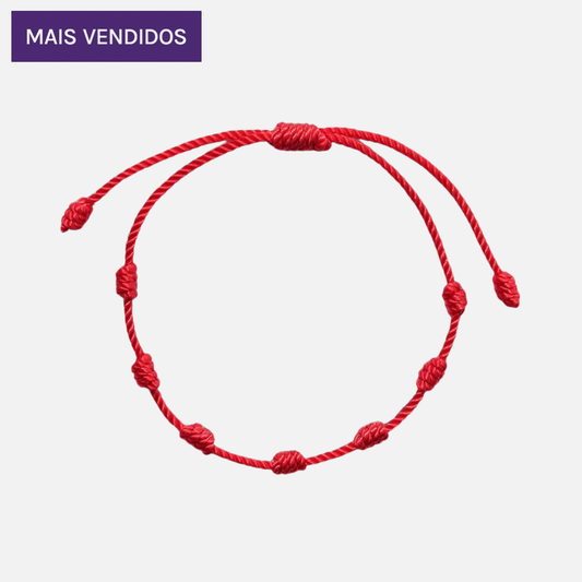 Pulseira Vermelha dos 7 Nós