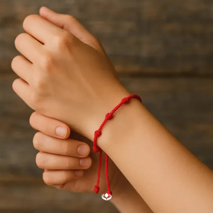 Pulseira Vermelha dos 7 Nós