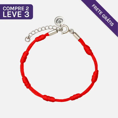 (Compre 2 e Leve 3) Pulseiras Premium dos 7 Nós em Aço Inoxidável