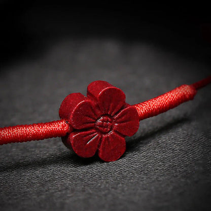 Pulseira das Bênçãos em Flor de Ameixa