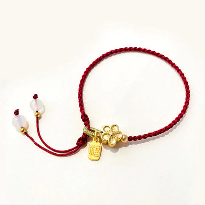 Pulseira Flor de Pêssego da Fortuna