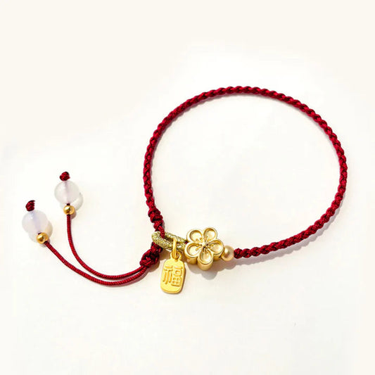 Pulseira Flor de Pêssego da Fortuna