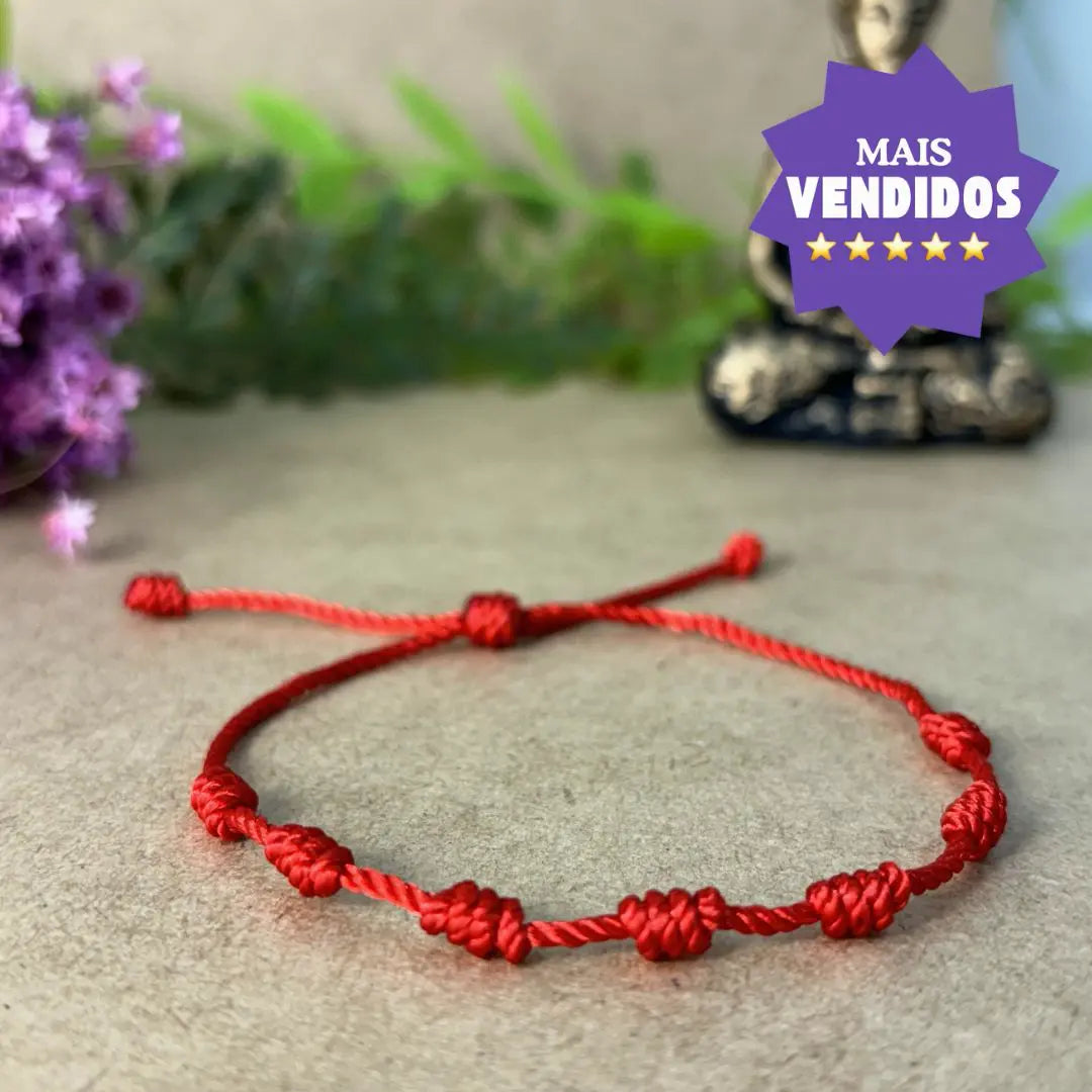 Pulseira Vermelha dos 7 Nós