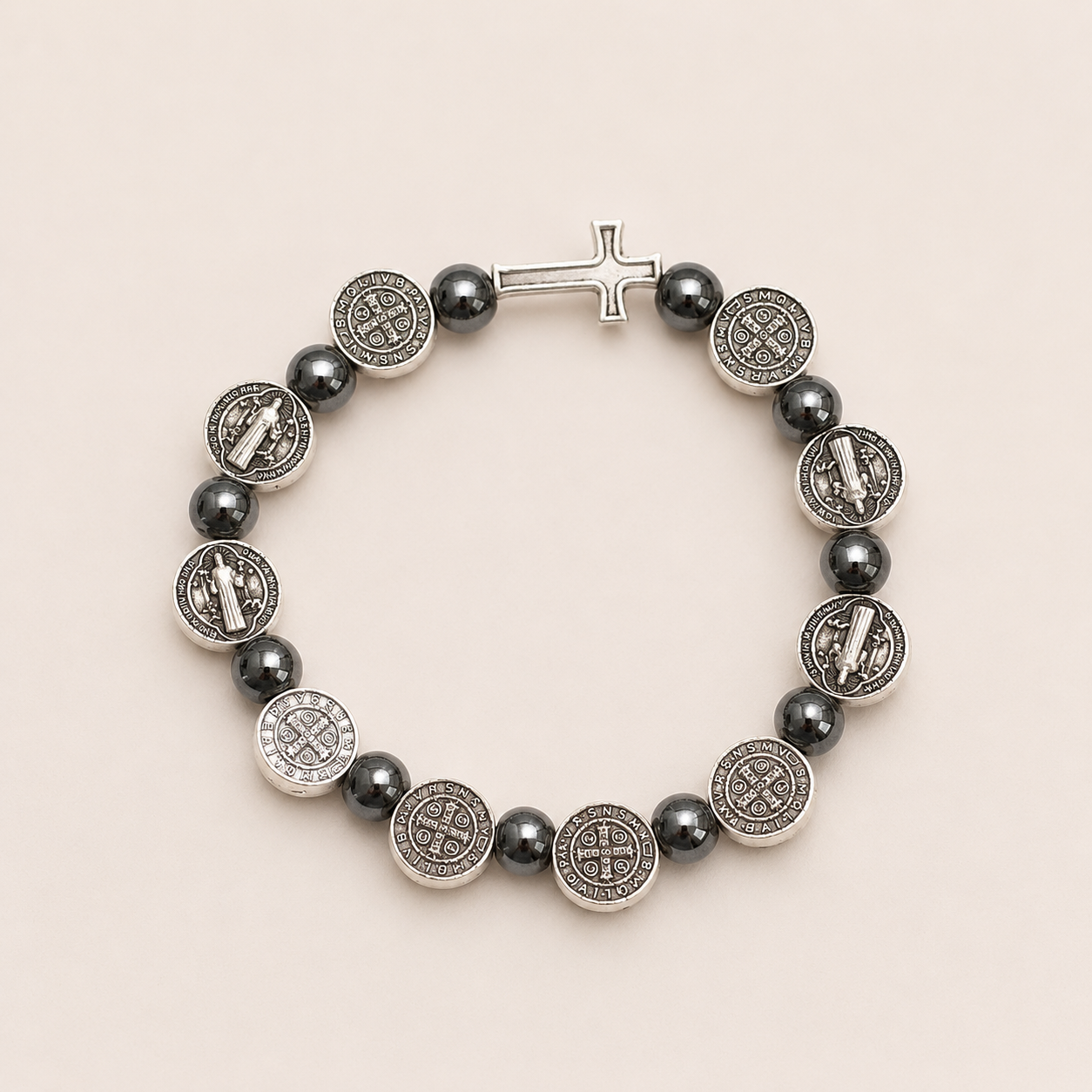 Pulseira Escudo da Fé de São Bento